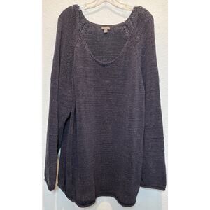 J. Jill Grayish Purple with Glitter Sweater Size 4X